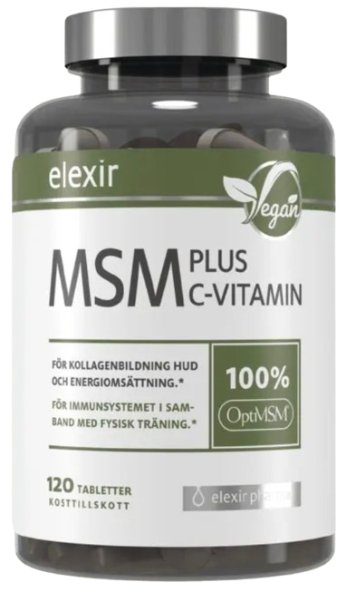 Elexir MSM + C-вітамін 120 таблеток